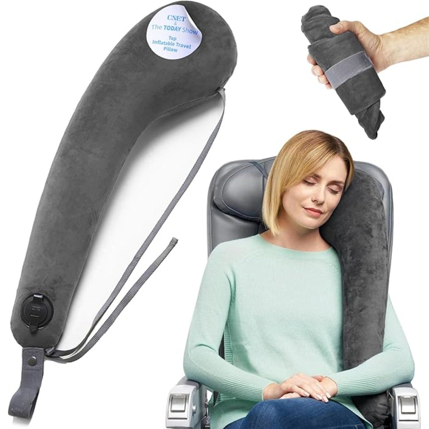 Slumblr® Foldable Travel Support Pillow