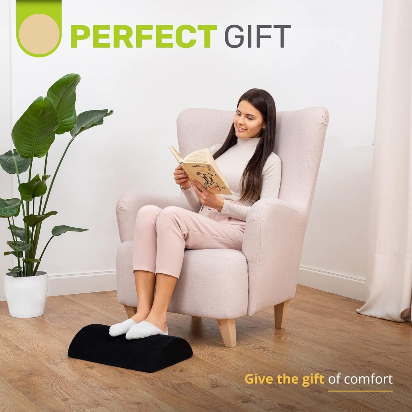 Slumblr® Adjustable Under-Desk Comfort Rest Cushion