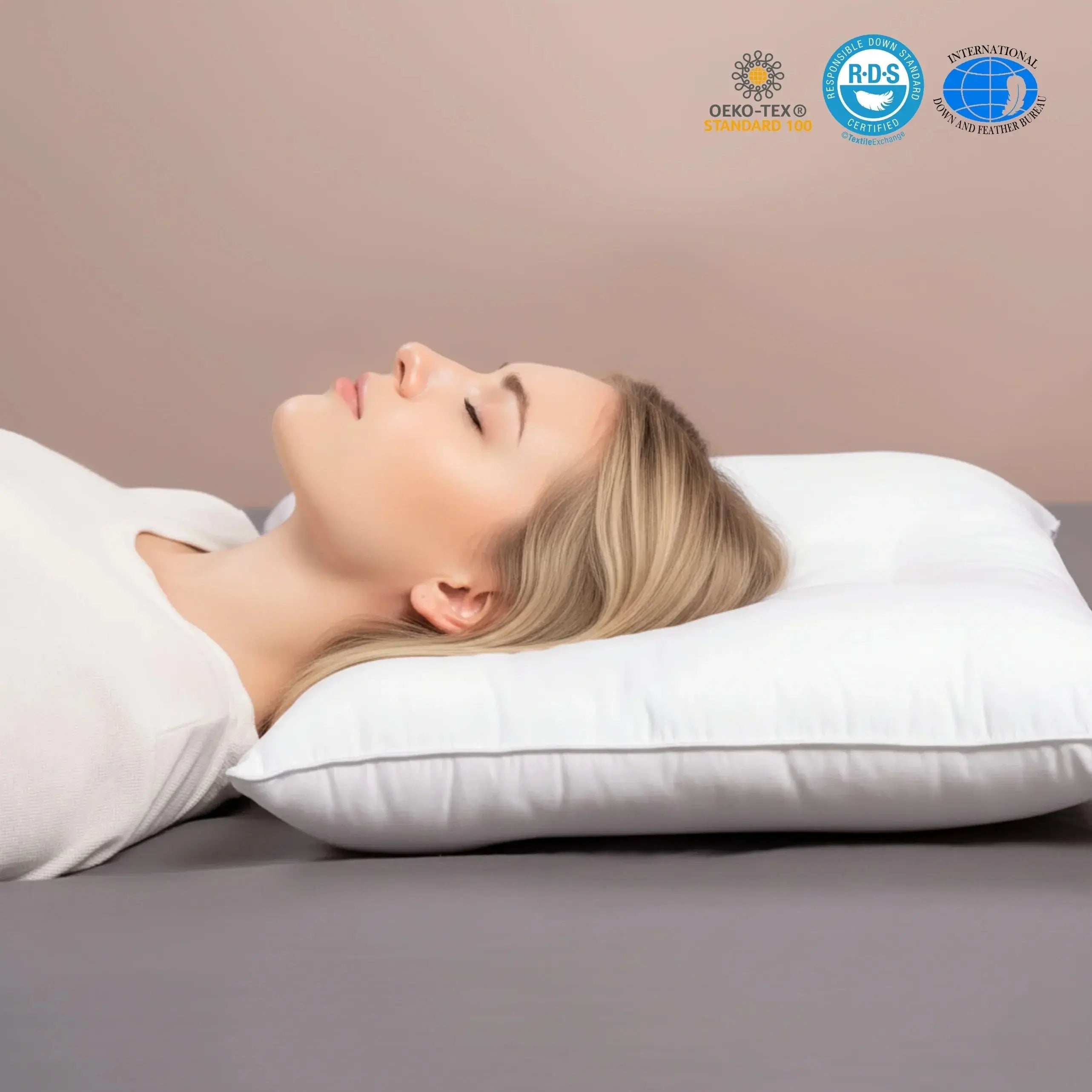 Slumblr® Pure Cotton Low Loft Pillow Slumblr