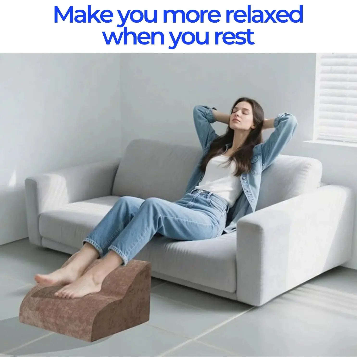Slumblr® Adjustable Multi-Tier Footrest Stool Slumblr