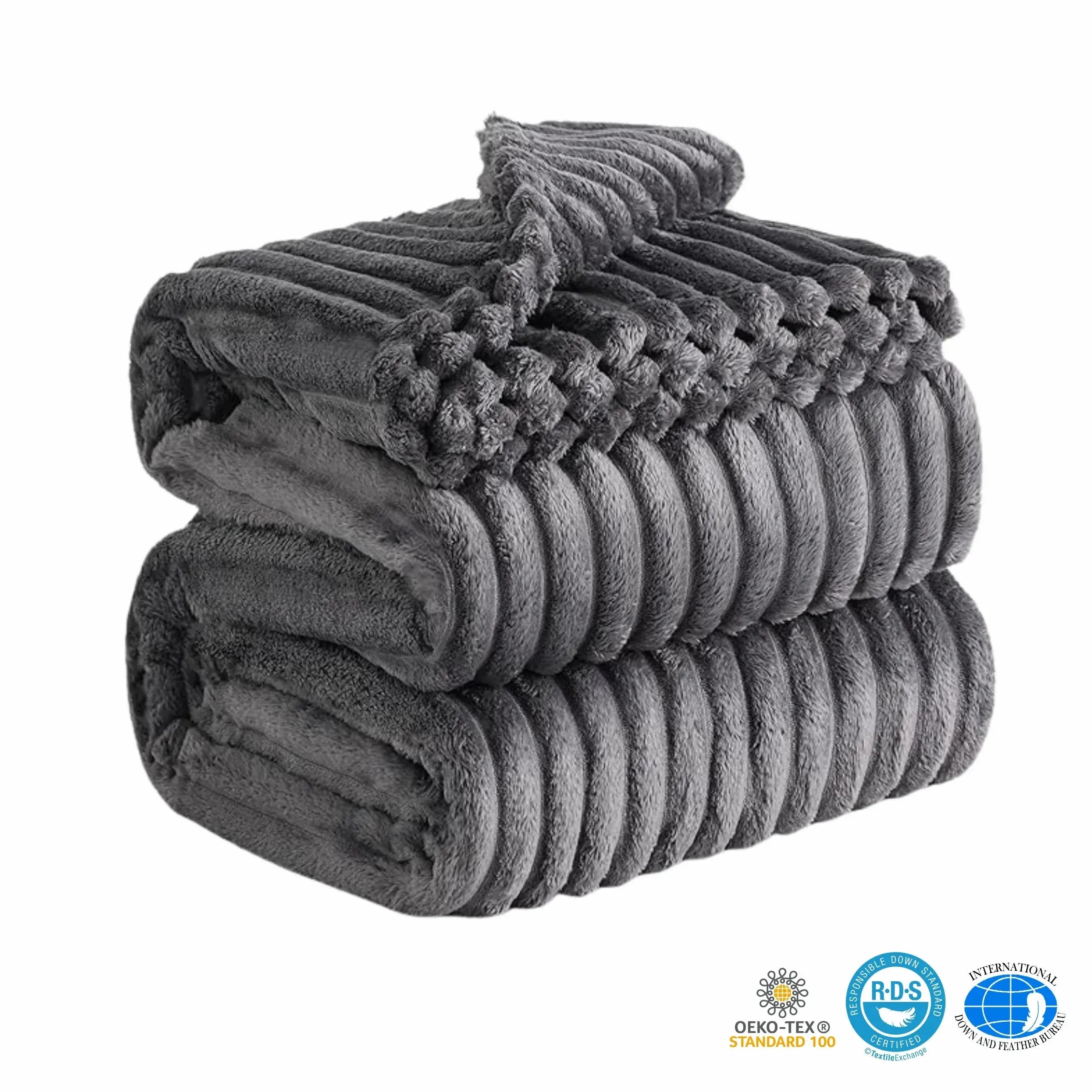 Slumblr® Faux Rabbit Fur Throw Blanket Slumblr