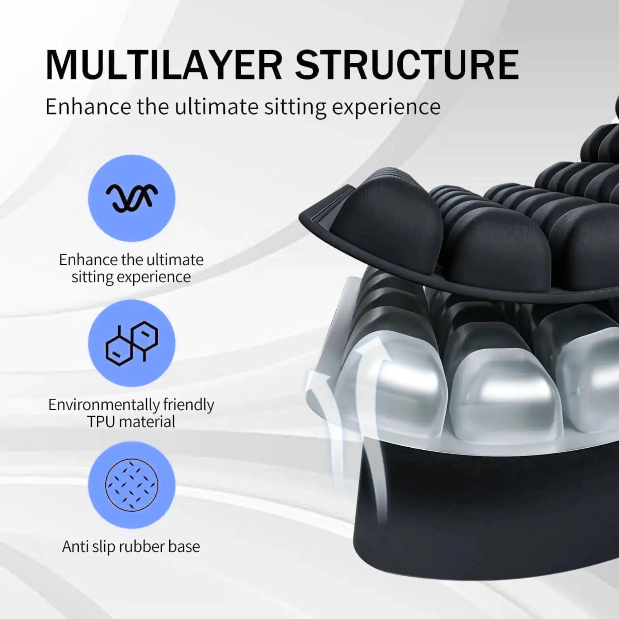 Slumblr® Air Bag Inflatable Seat Cushion Slumblr