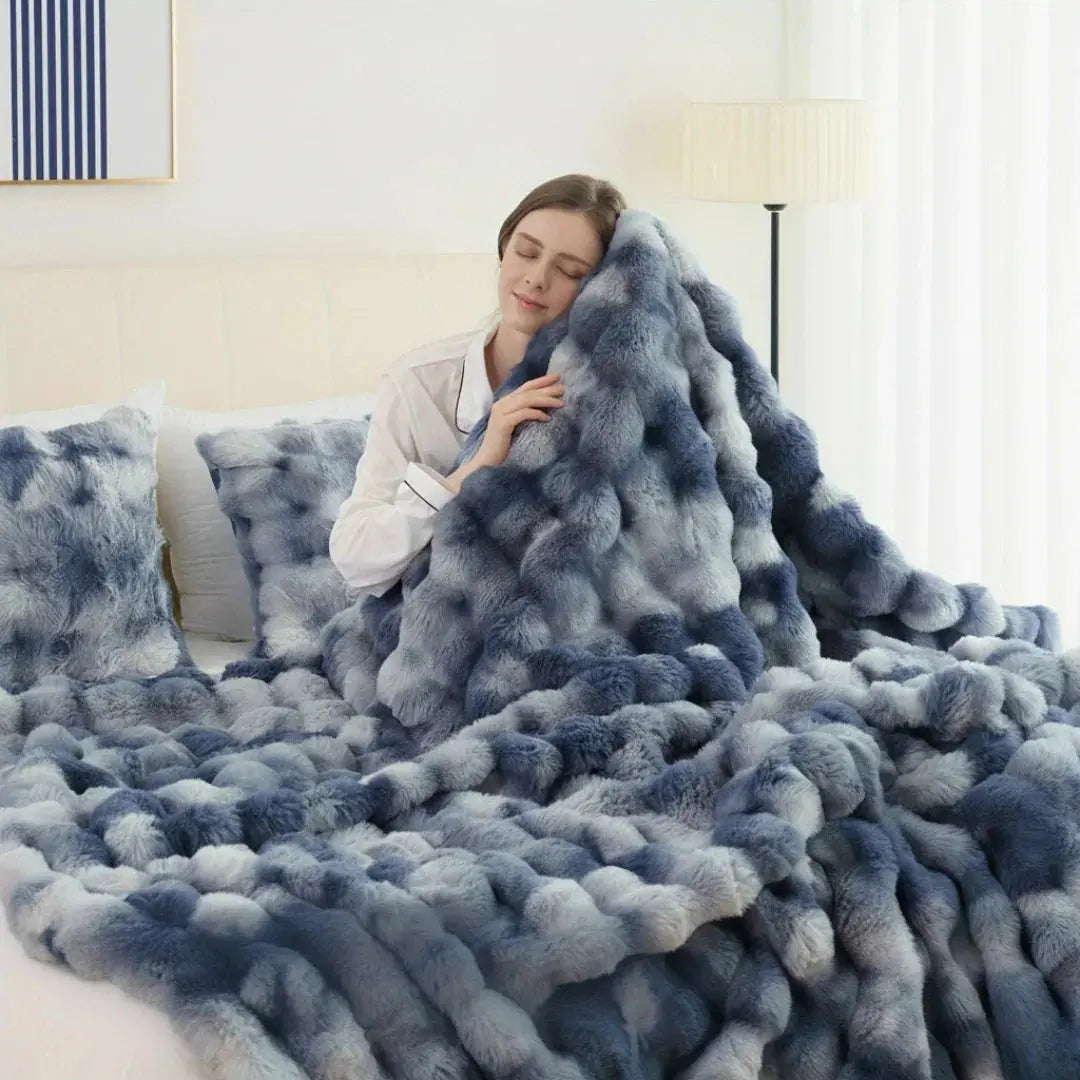 Slumblr® Cozy Faux Rabbit Fleece Throw Blanket Slumblr