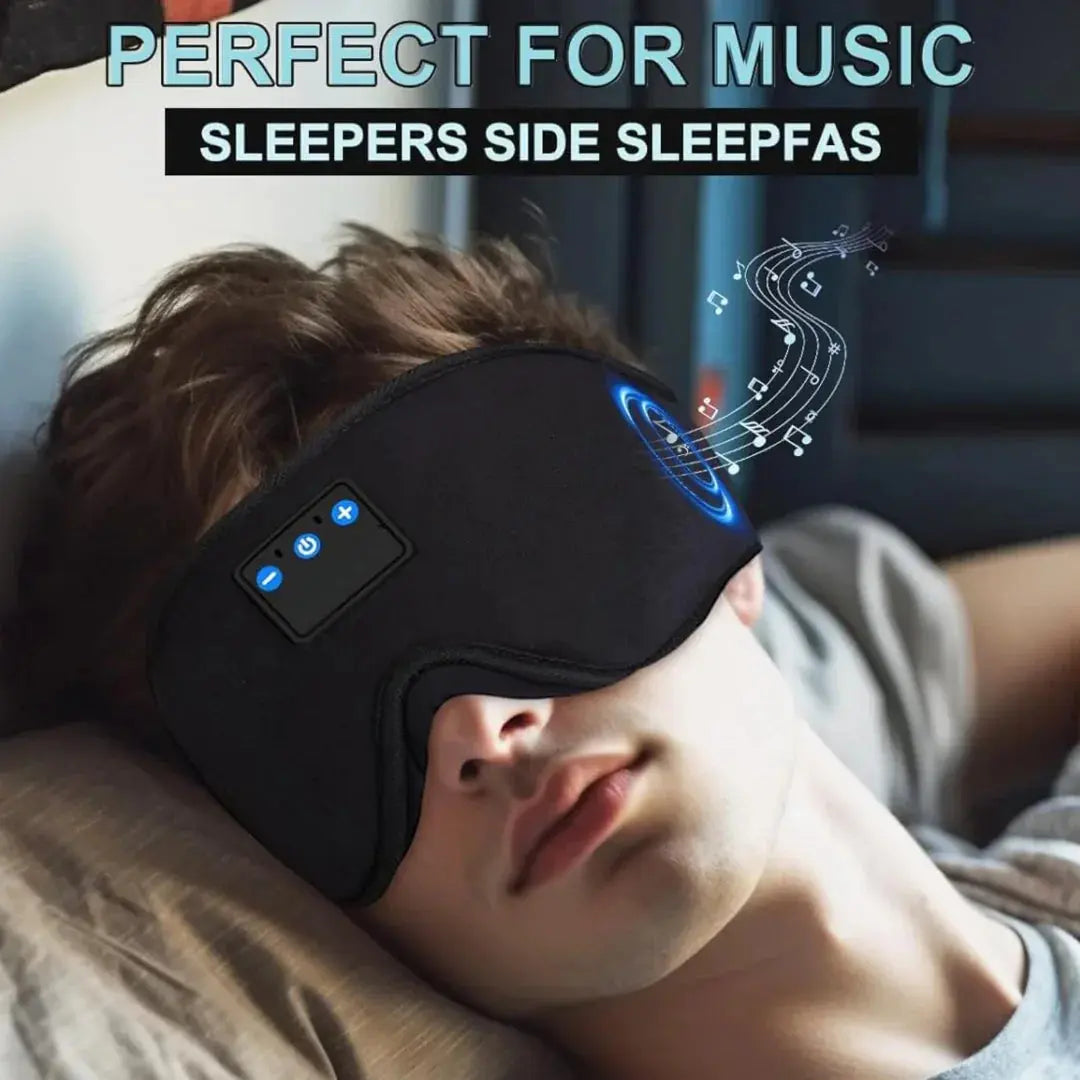 Slumblr® Bluetooth Sleep Mask with Headphones 3D Contoured Design Slumblr