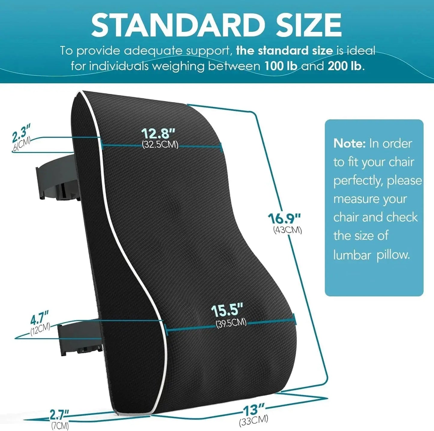 Slumblr® Lumbar Support Pillow for Back Pain Relief Slumblr