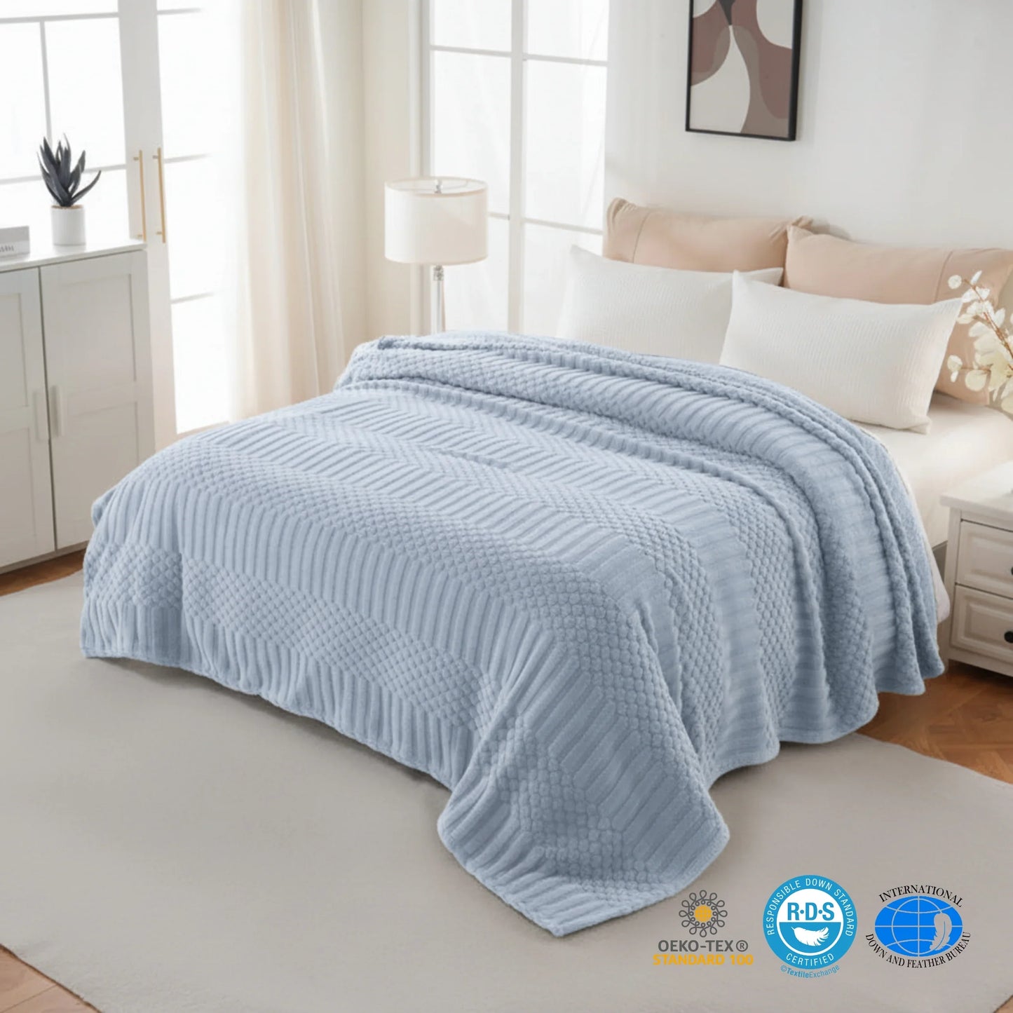 Slumblr® Fleece Throw Blanket for Couch
