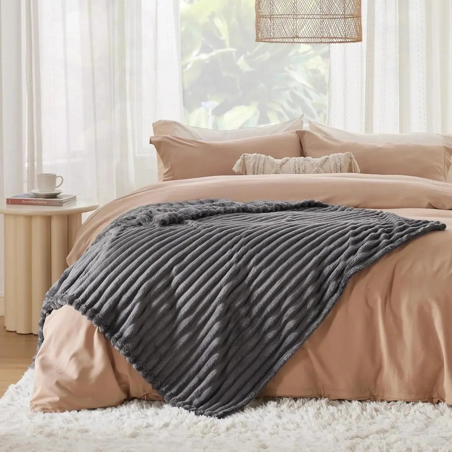 Slumblr® Faux Rabbit Fur Throw Blanket Slumblr