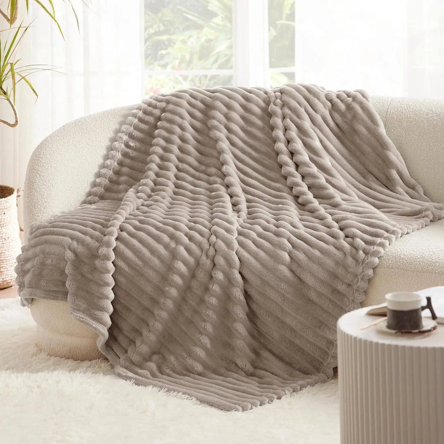 Slumblr® Faux Rabbit Fur Throw Blanket Slumblr