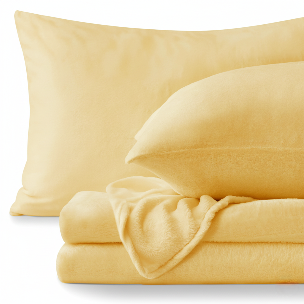 Slumblr® Flannel Fleece Bedding Set (Sheet & 2 Pillowcases)