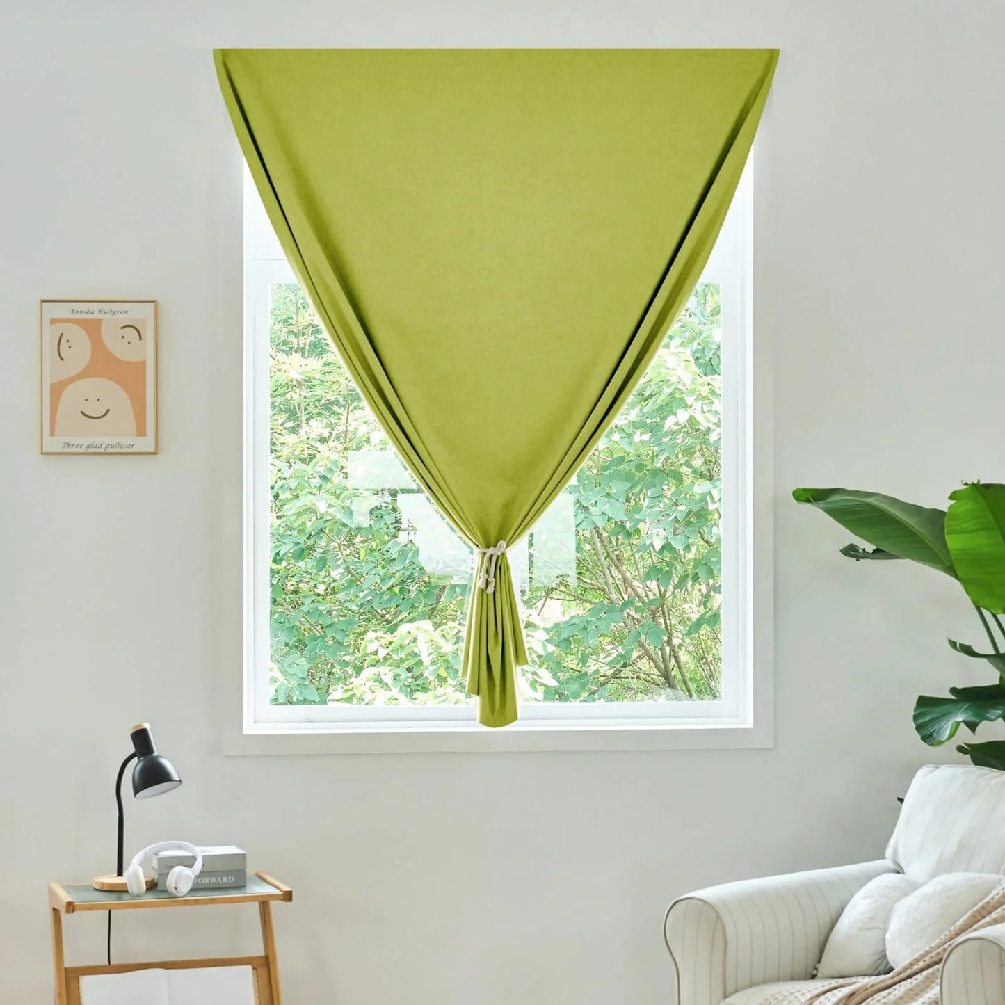 Slumblr® Self-Stick Semi-Blackout Curtains