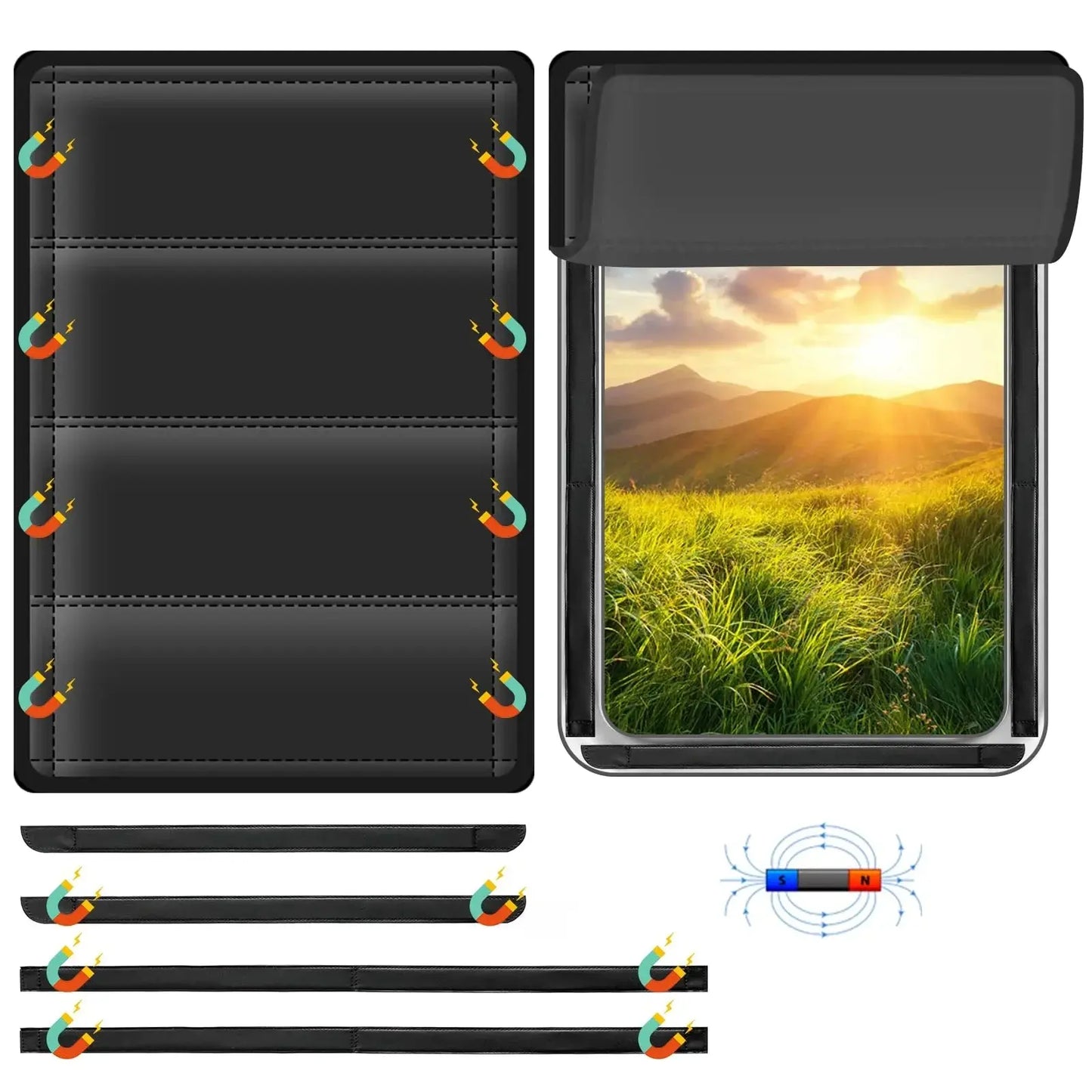 Slumblr® Foldable Magnetic Blackout Window Cover Slumblr