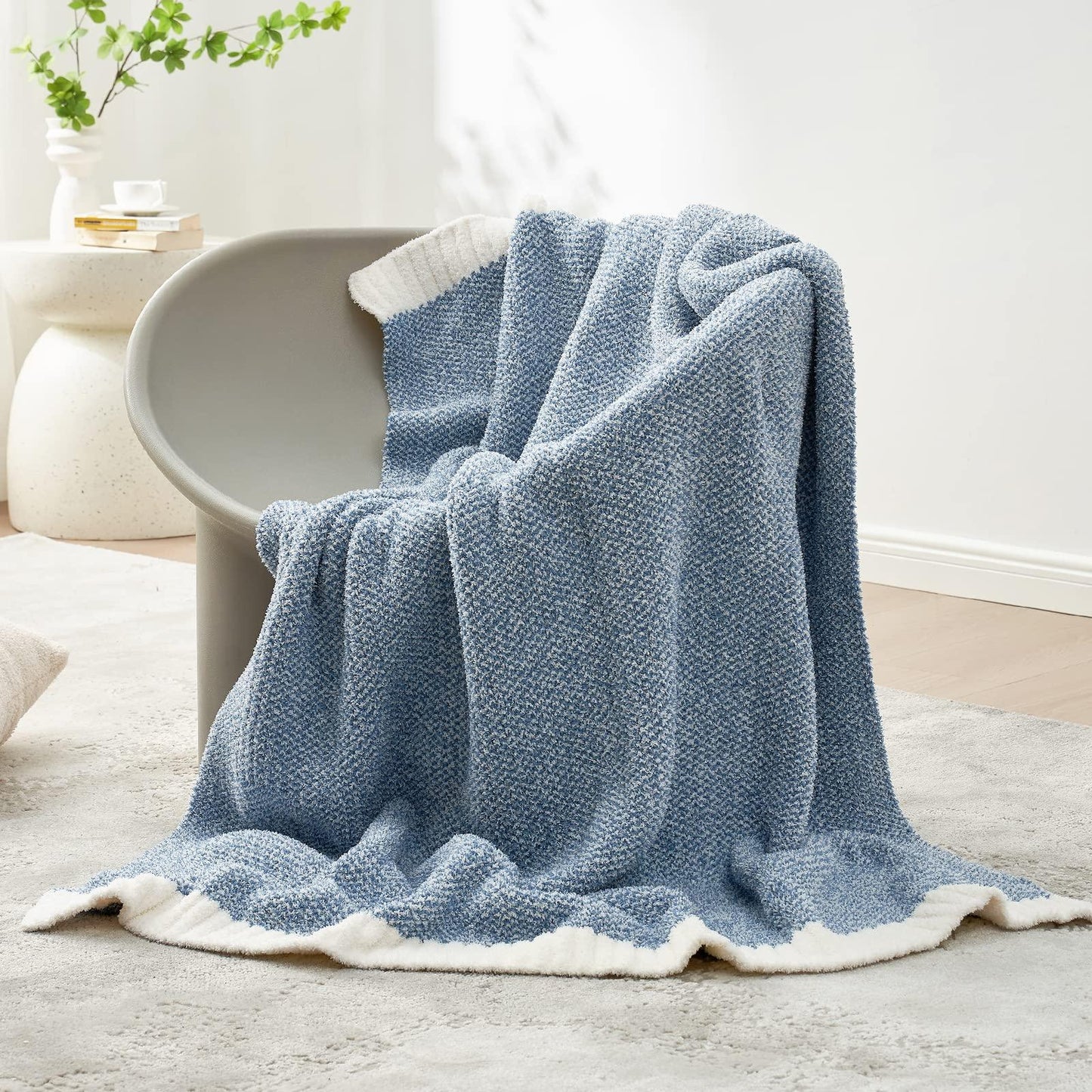 Slumblr® Reversible Knit Throw Blanket