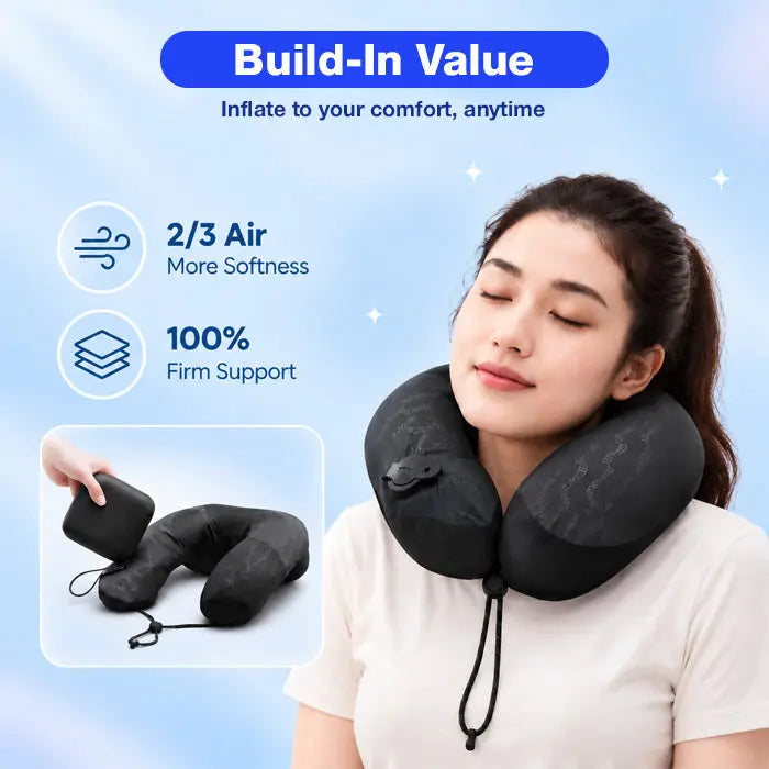 Slumblr® Portable Pocket Travel U-Shaped Pillow
