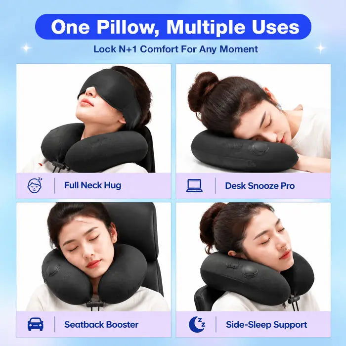 Slumblr® Portable Pocket Travel U-Shaped Pillow