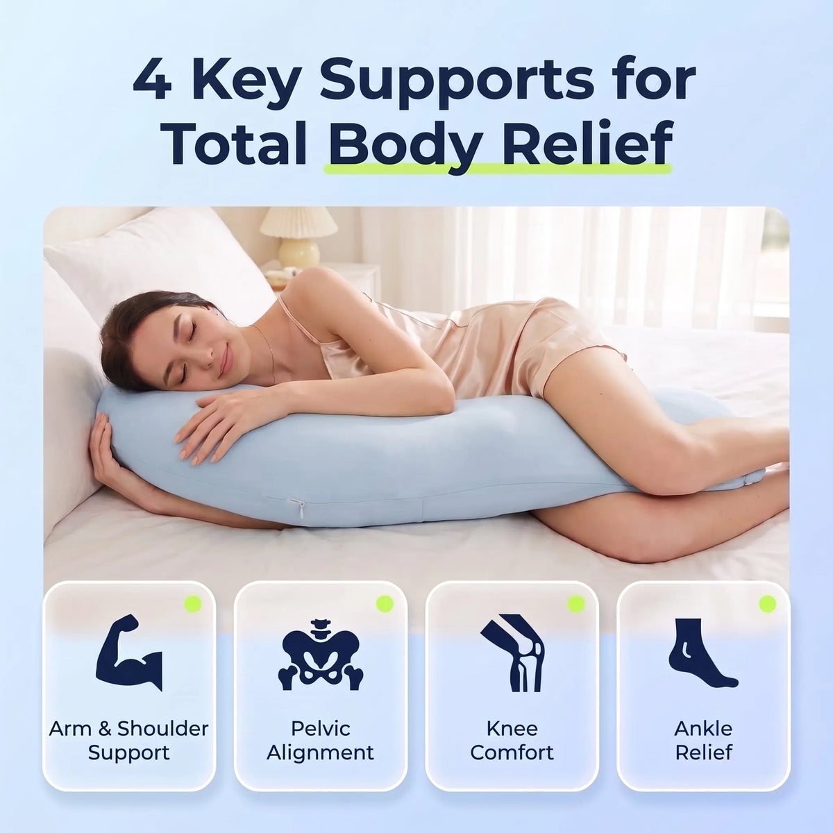 Slumblr® Snuggle Pillow For Side Sleepers