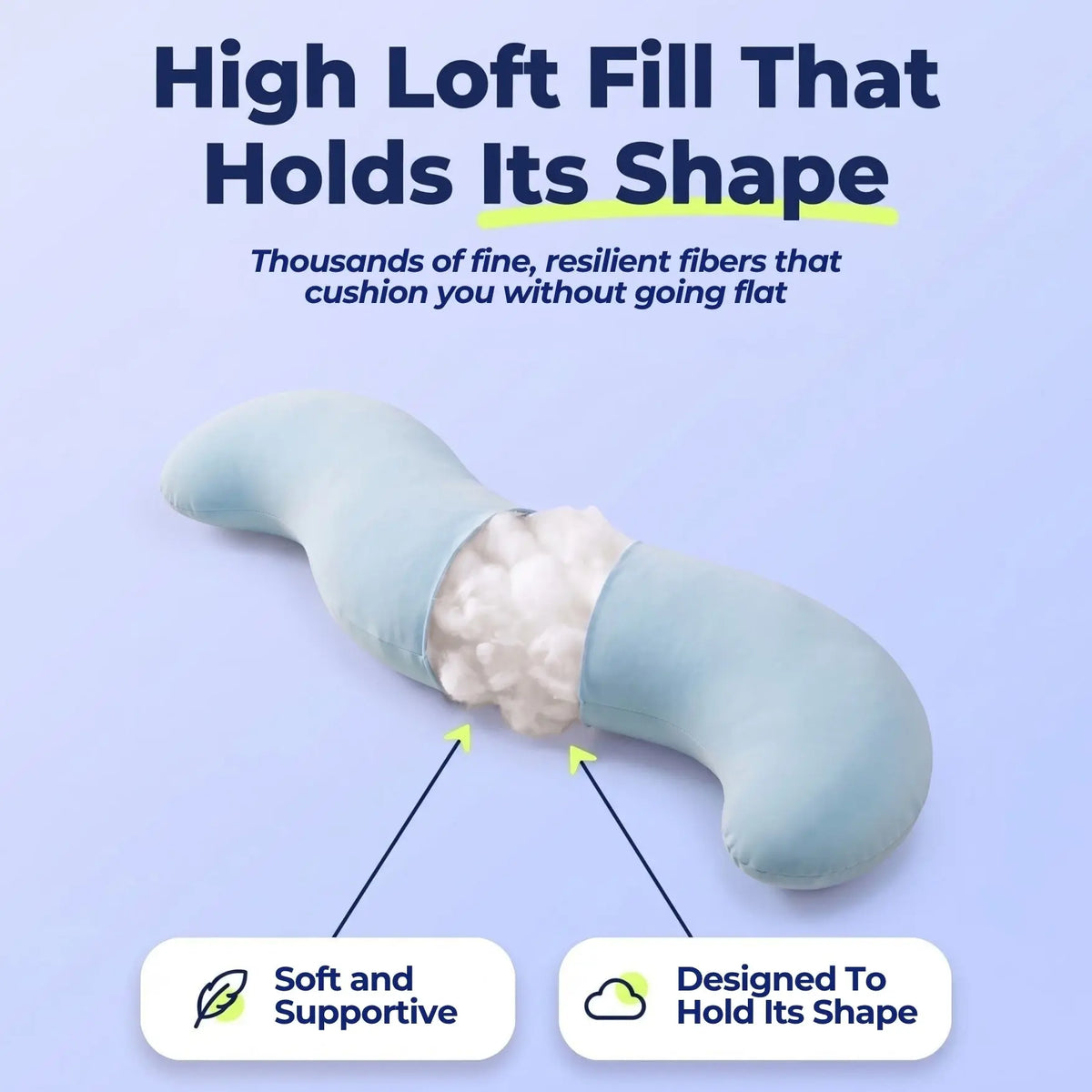 Slumblr® Snuggle Pillow For Side Sleepers