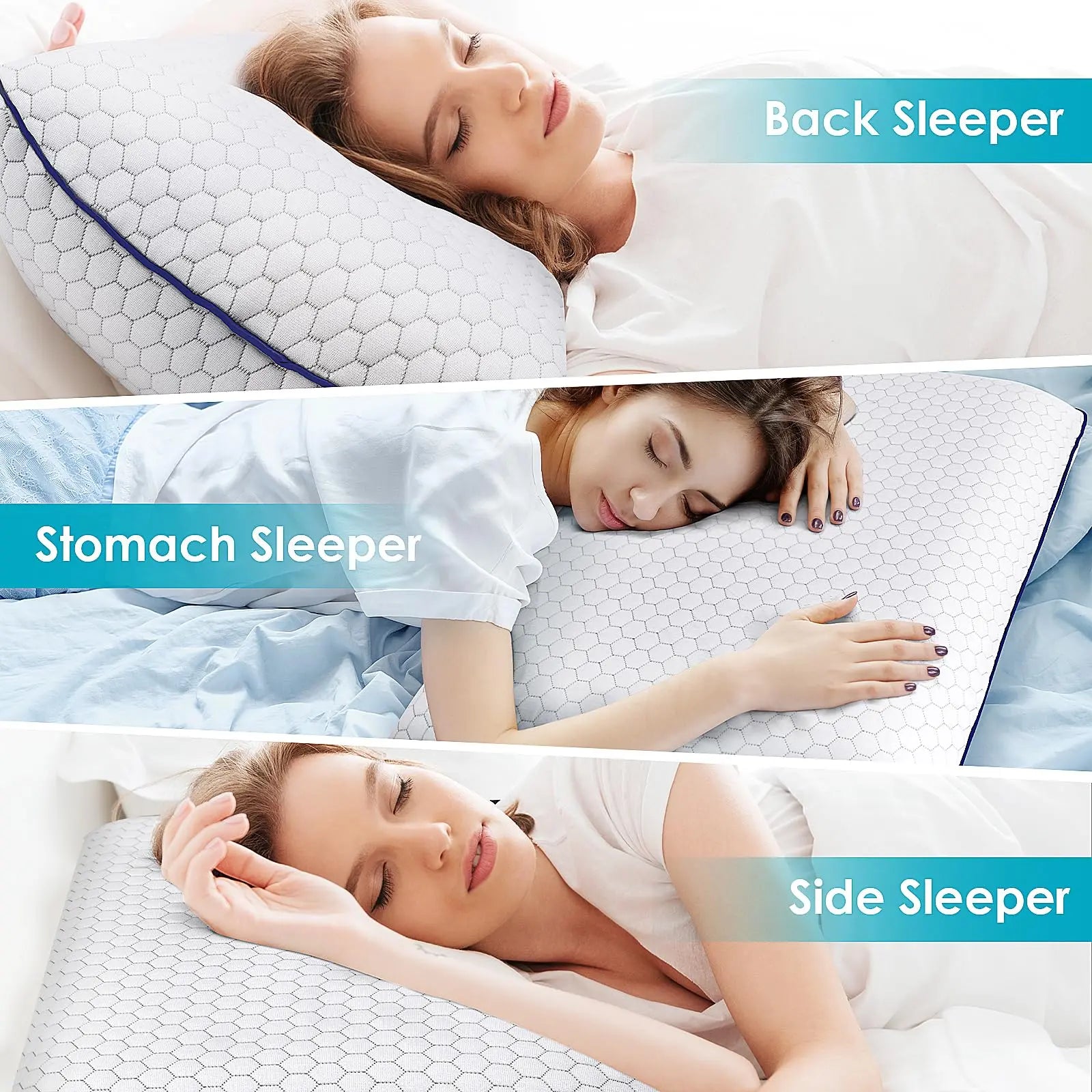 Slumblr® Ultra Thin Memory Foam Pillow Slumblr