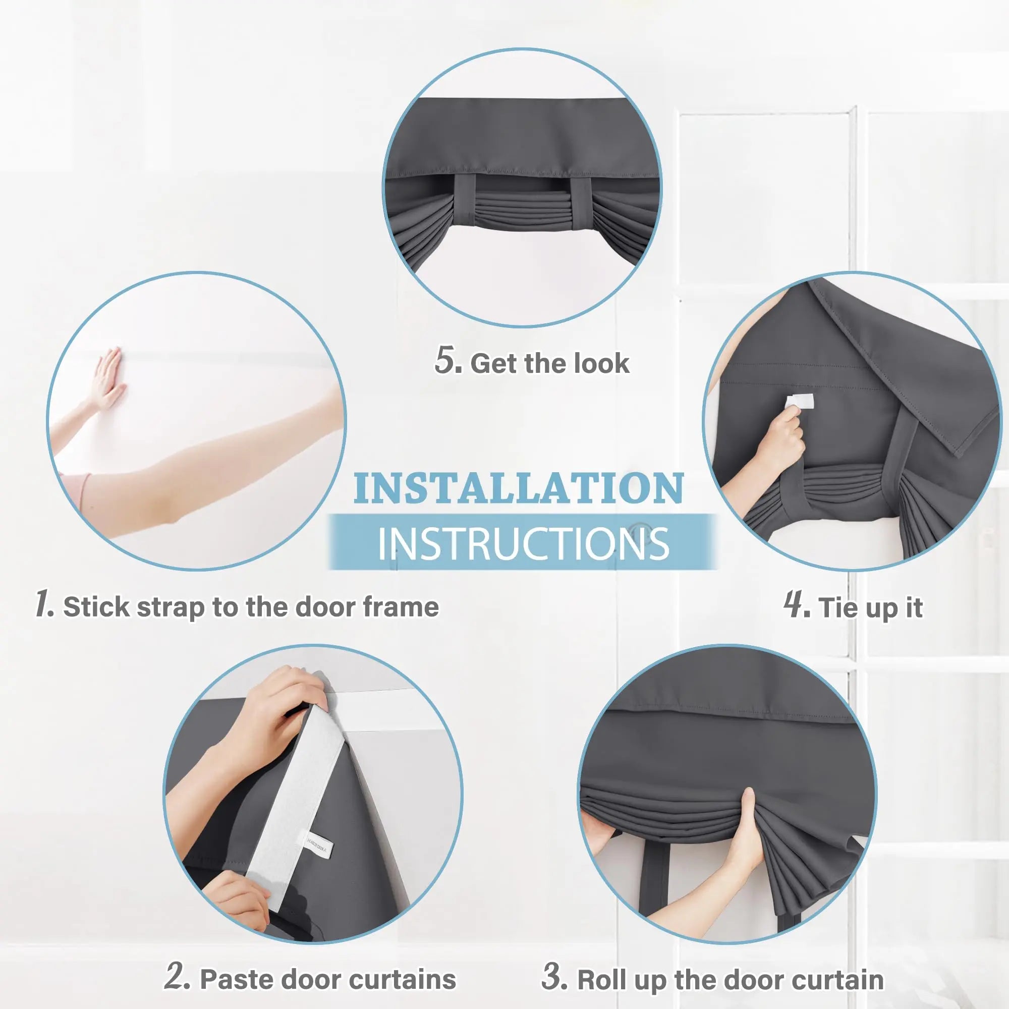 Slumblr® Blackout French Door Curtain Slumblr