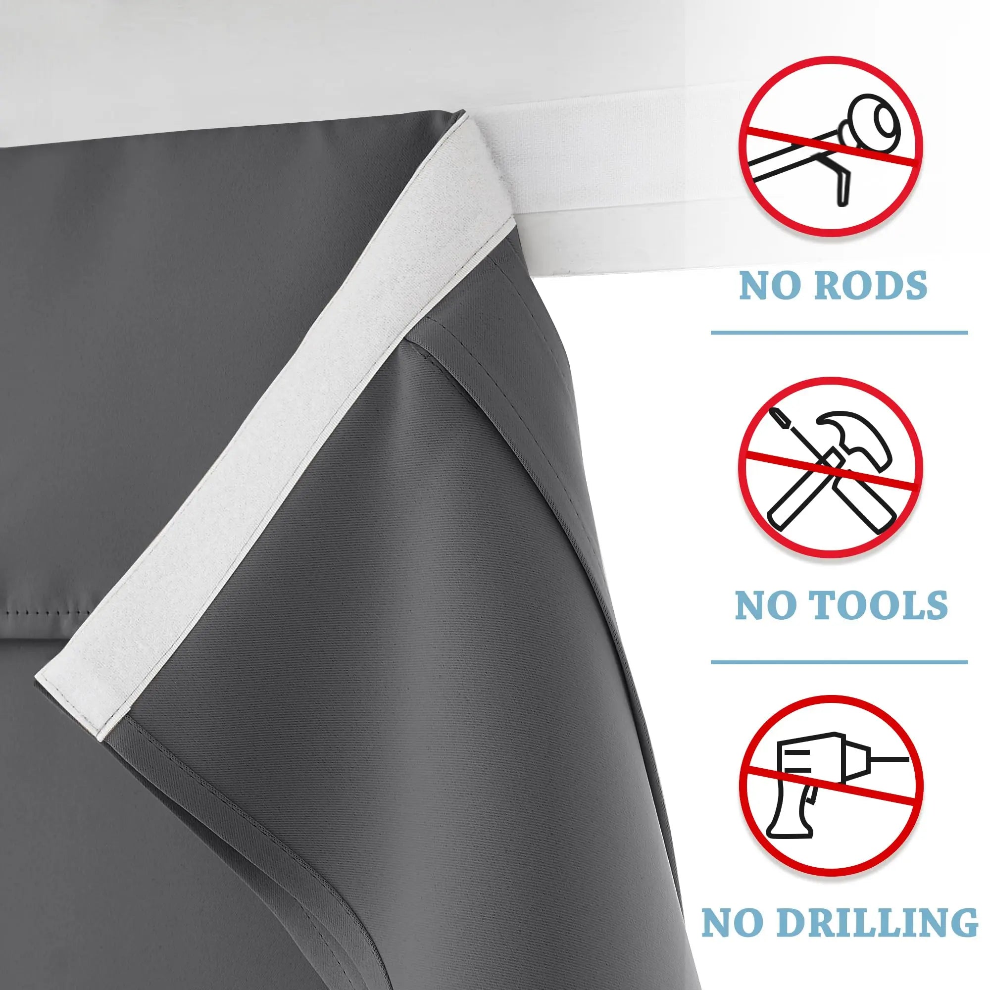 Slumblr® Blackout French Door Curtain Slumblr