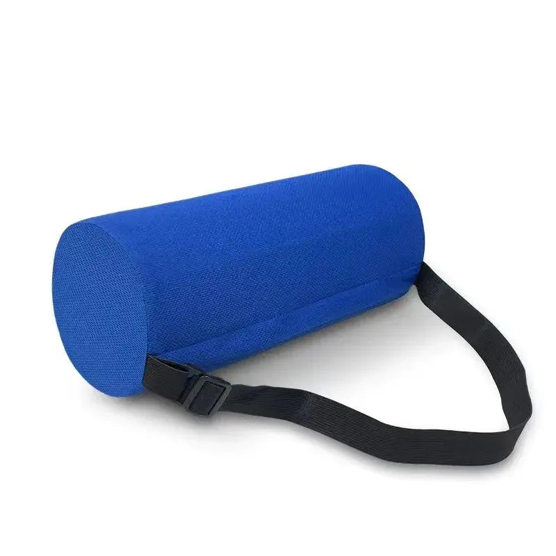 Cylinder Lumbar Spine Back Support Cushion Waist Pillow Auto Seat Back Cushion Memory Foam Car Seat Support Pad for Car Chair