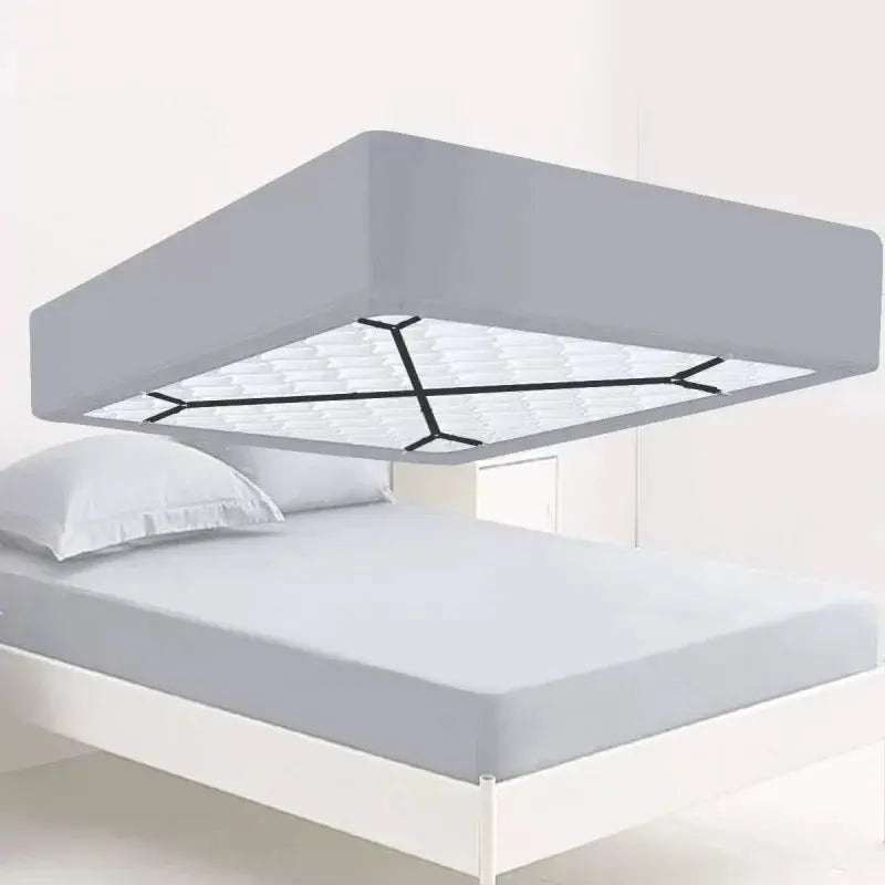 Universal Bed Sheet Fixed Holder High Elastic Adjustable Crisscross Fastener Straps Kits Non-Slip Sofa Cover Clips
