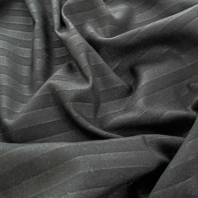 High Quality Striped Embossed Fitted Sheet 1Pc- Microfiber Soft Touch,Breathable Wrinkle Free Anti-Slip, Solid Color Multi-Sizes