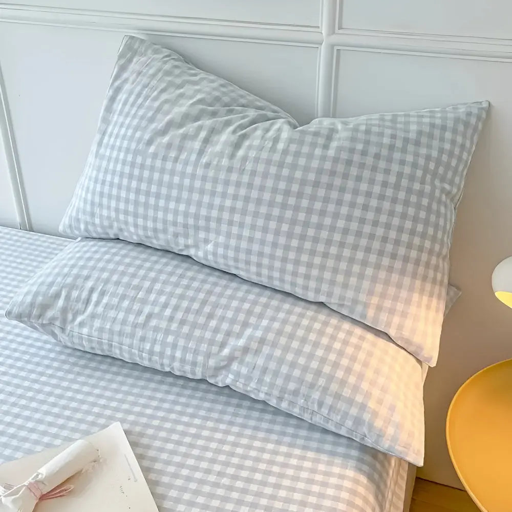 Slumblr® Envelope Plaid Cotton Pillowcase (2pcs) Slumblr