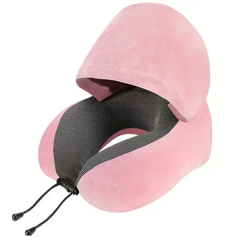 Slumblr® Hooded U-Shaped Travel Pillow Slumblr
