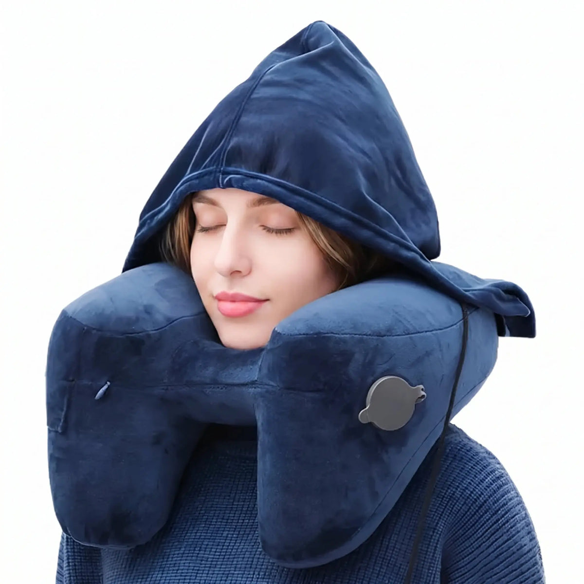 Slumblr® Inflatable Hooded Pillow Slumblr