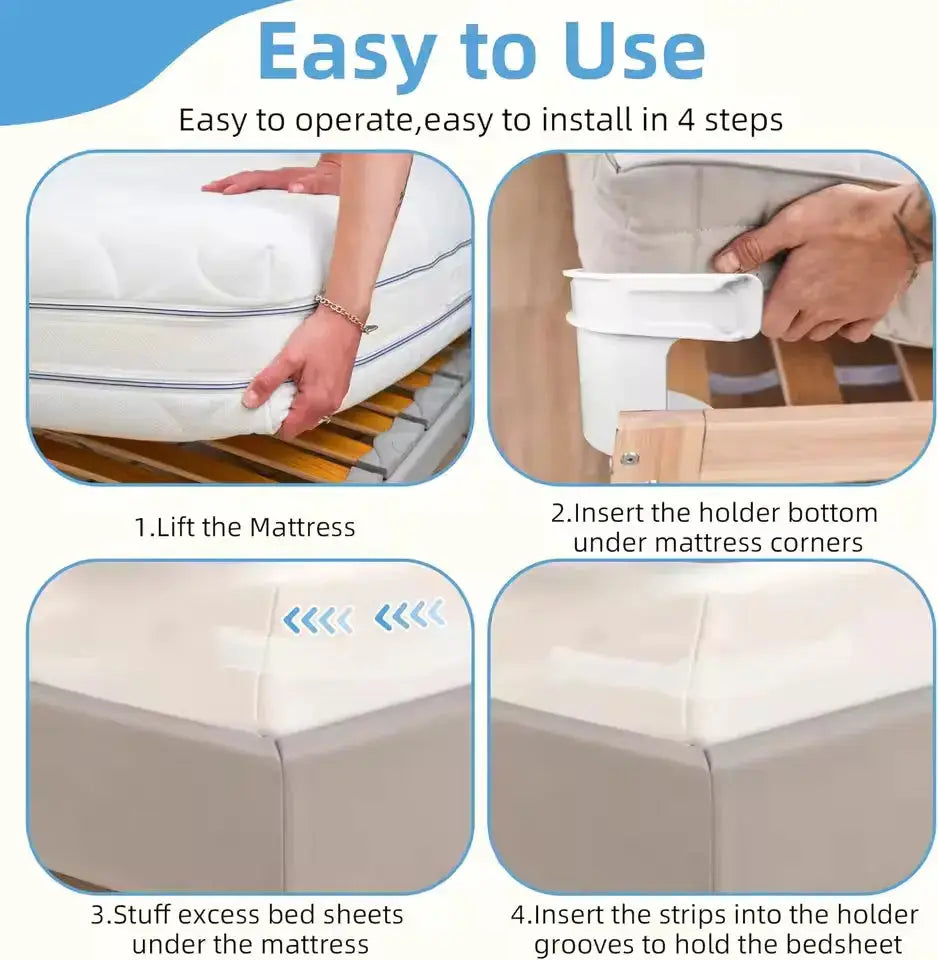 Slumblr® Sheet Gripper Straps (4 Pcs) Slumblr