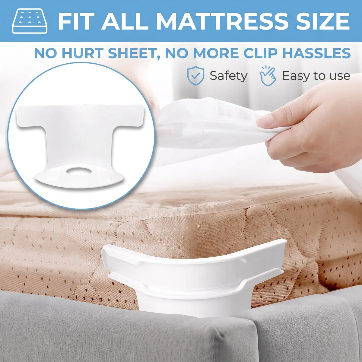 Slumblr® Sheet Gripper Straps (4 Pcs)