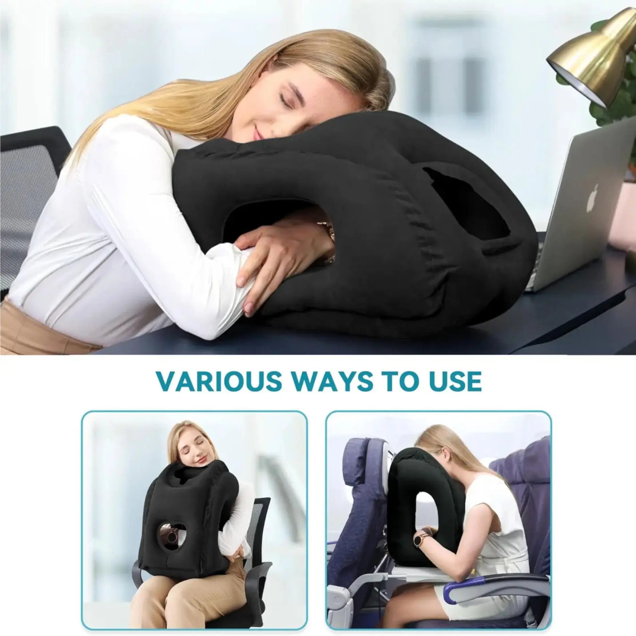 Slumblr® Travel Pillow Inflatable Headrest Slumblr