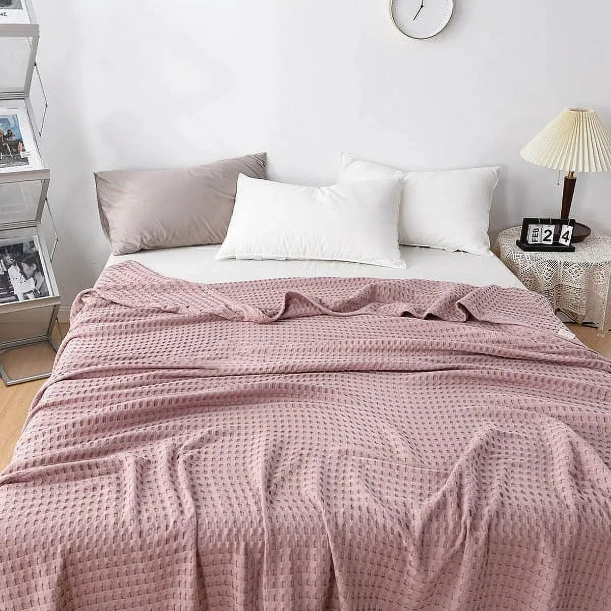 Slumblr® Cotton Waffle Weave Summer Blanket Slumblr