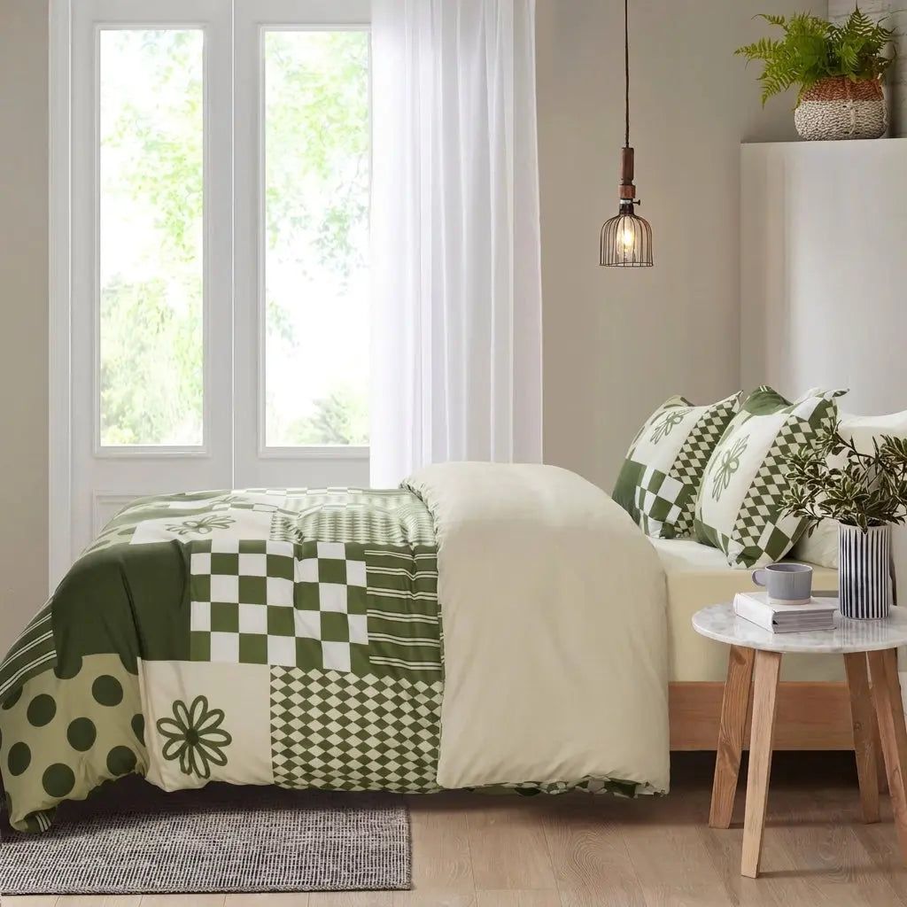Slumblr® Floral Geometric Duvet Set