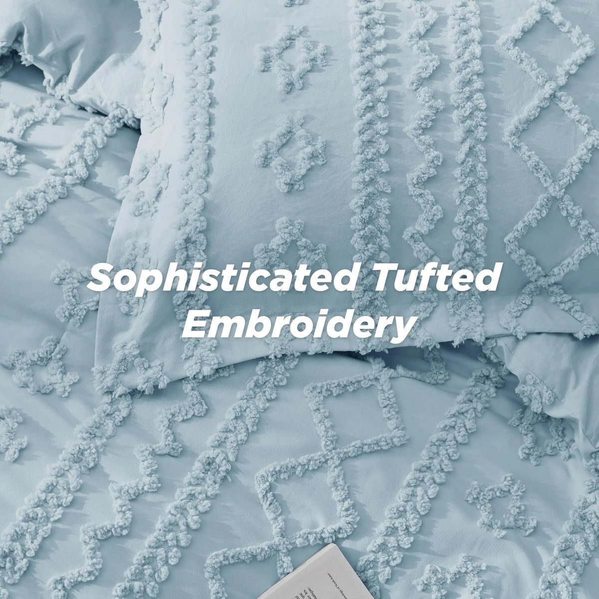 Slumblr® Tufted Boho Comforter Set (3 Pcs) Slumblr