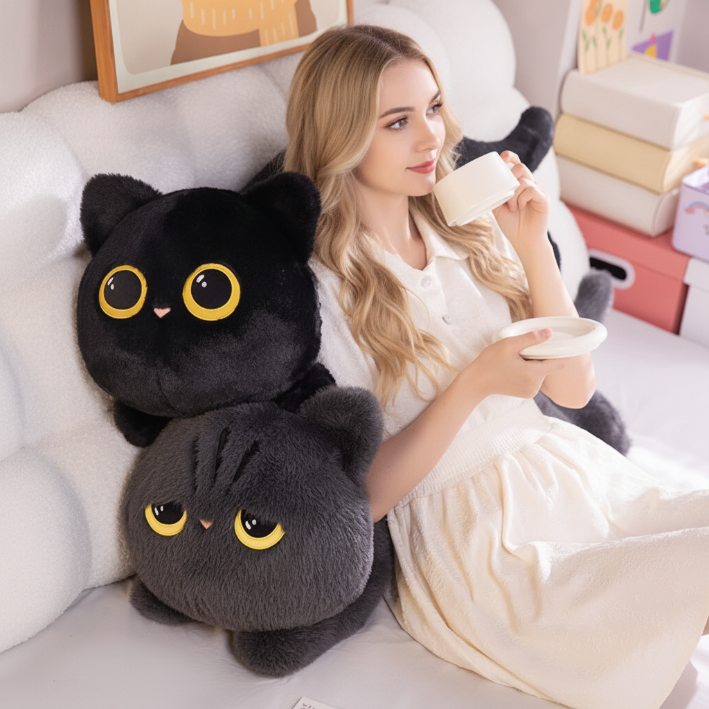Slumblr® Midnight Cat Plush