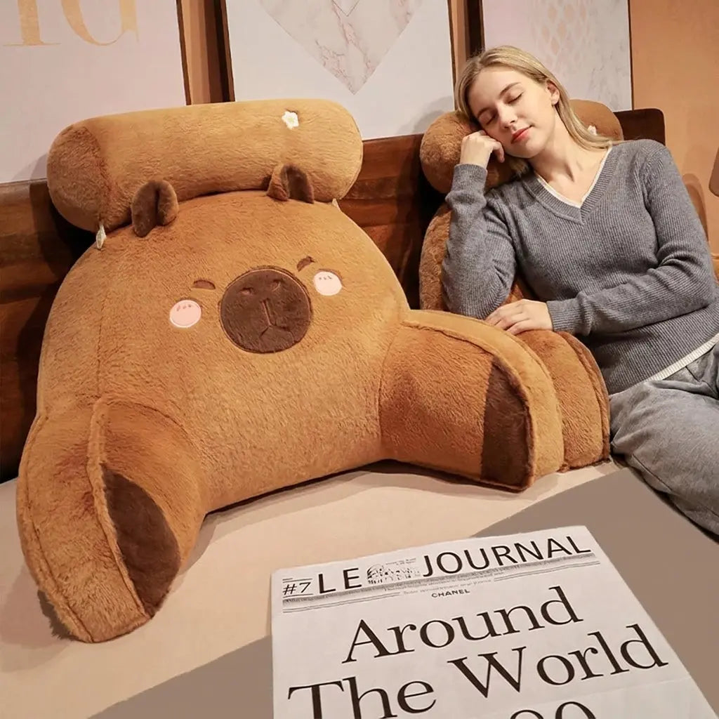 Slumblr® Capybara Reading Pillow Slumblr