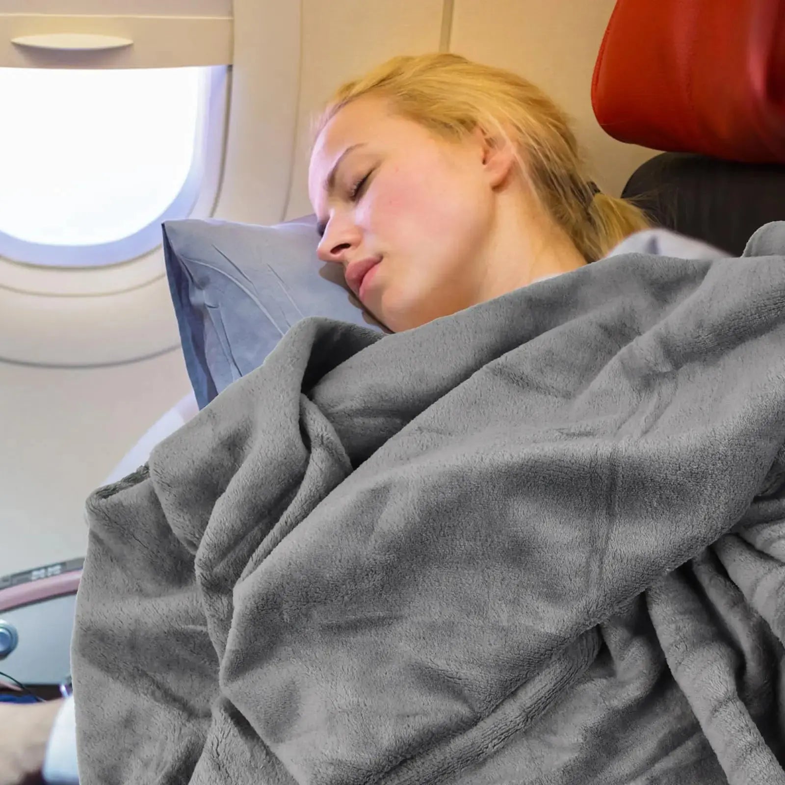 Slumblr® 2 in 1 Travel Blanket Pillow Slumblr
