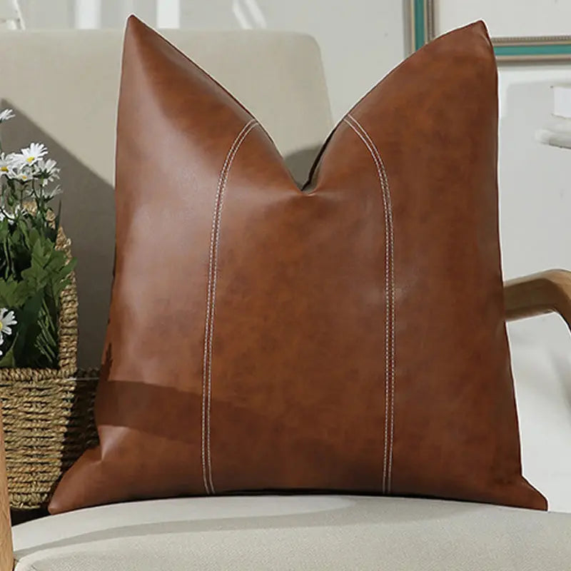 Slumblr® Faux Leather Pillow Cover Slumblr