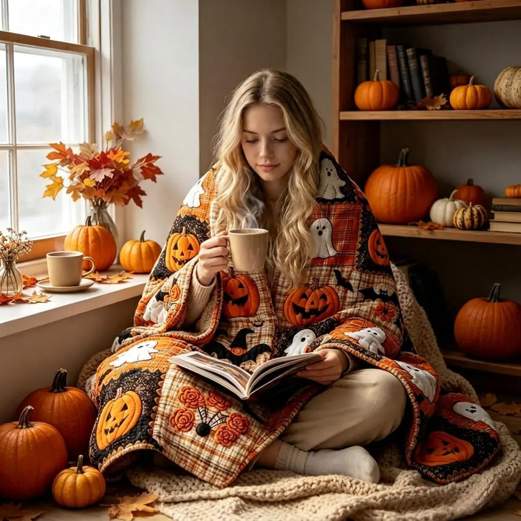 Slumblr® Halloween Patchwork Blanket Slumblr