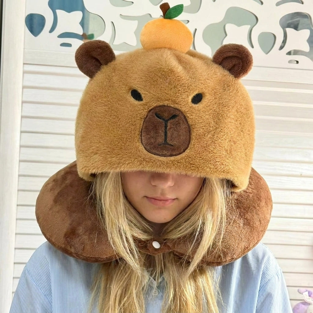 Slumblr® Capybara Travel Pillow