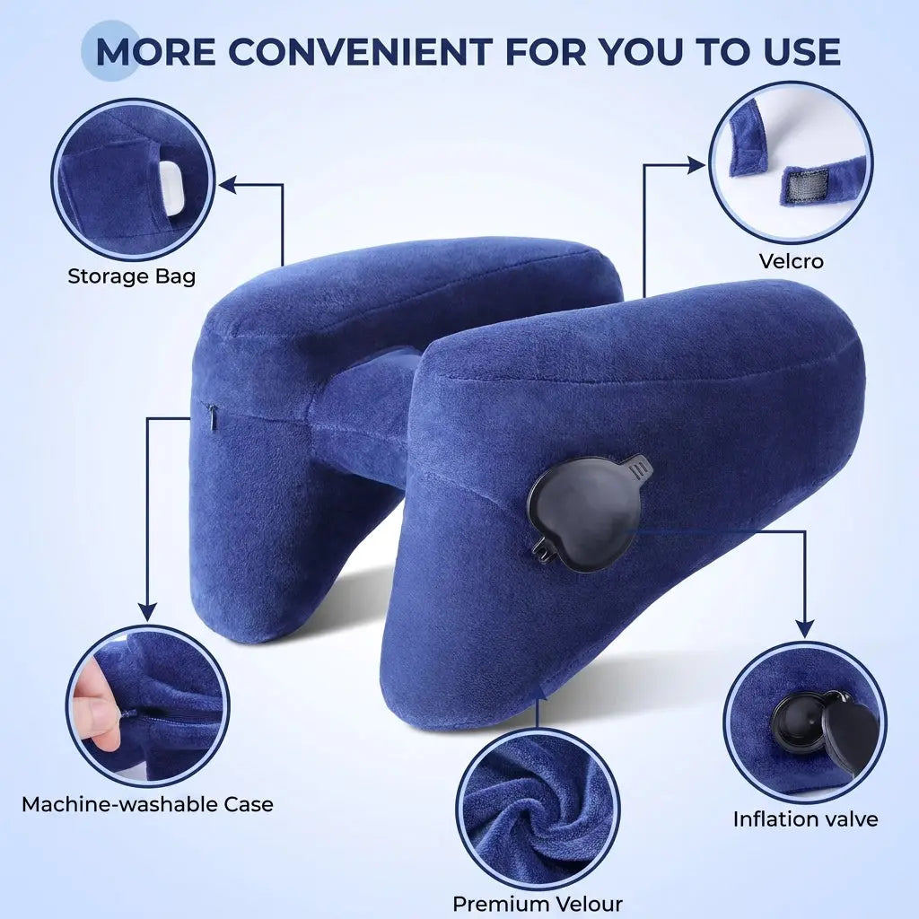 Slumblr® Inflatable Hooded Pillow Slumblr