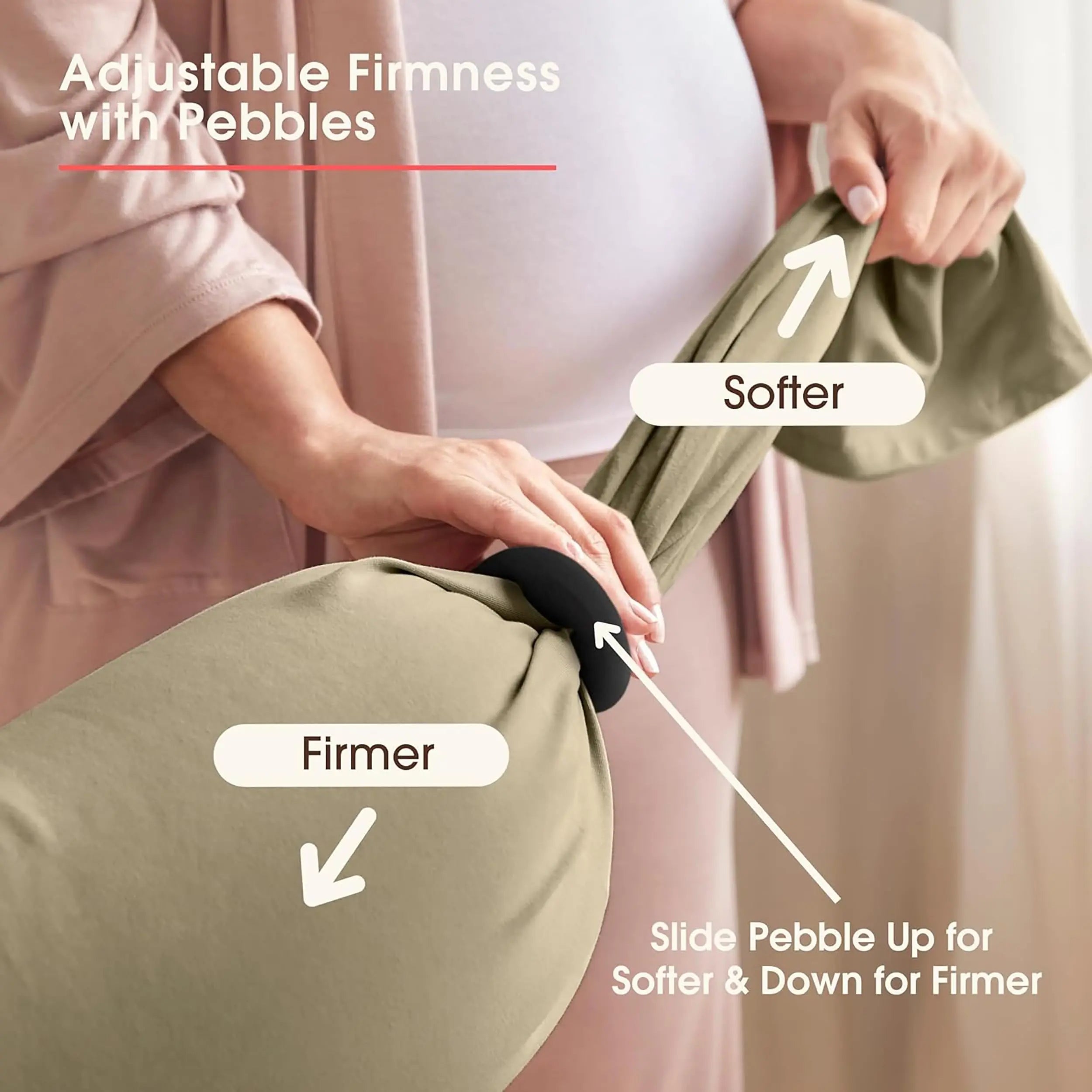 Slumblr® Adjustable Pregnancy Pillow Full Body Support Slumblr