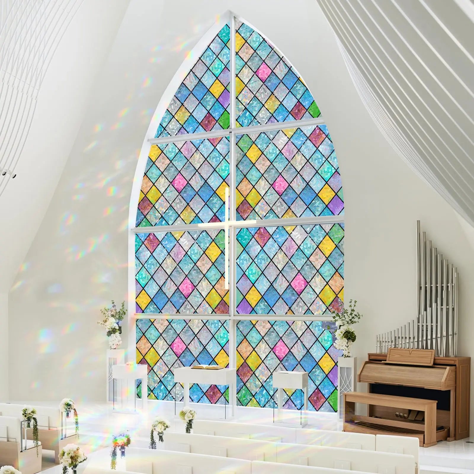 Slumblr® Rainbow Privacy Window Film Slumblr