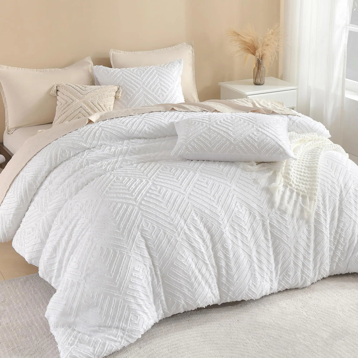 Slumblr® Luxury Tufted Duvet Cover Set Slumblr