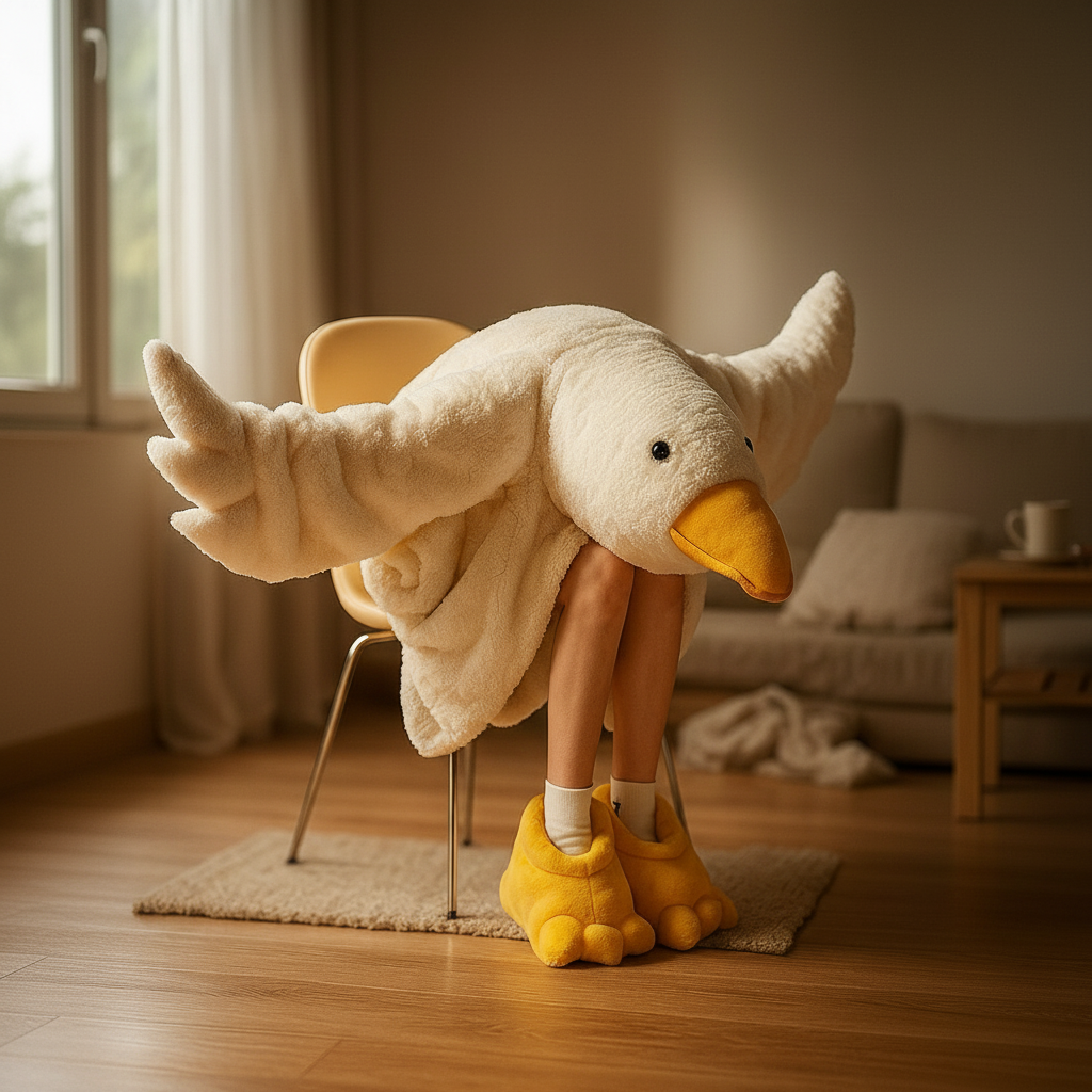Slumblr® Goose Hooded Robe Slumblr