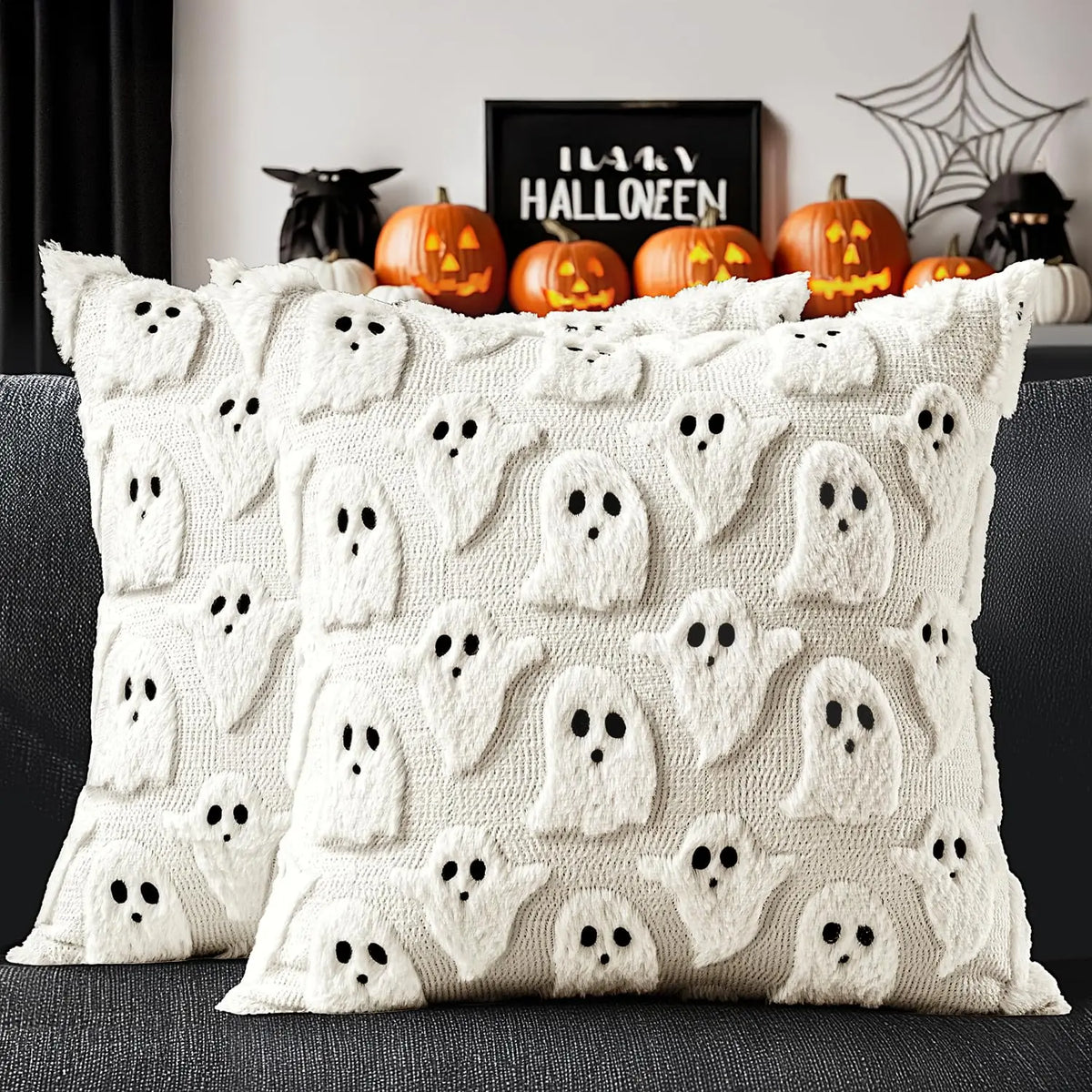 Slumblr® Halloween Ghost Cushion Covers (2 Pcs)