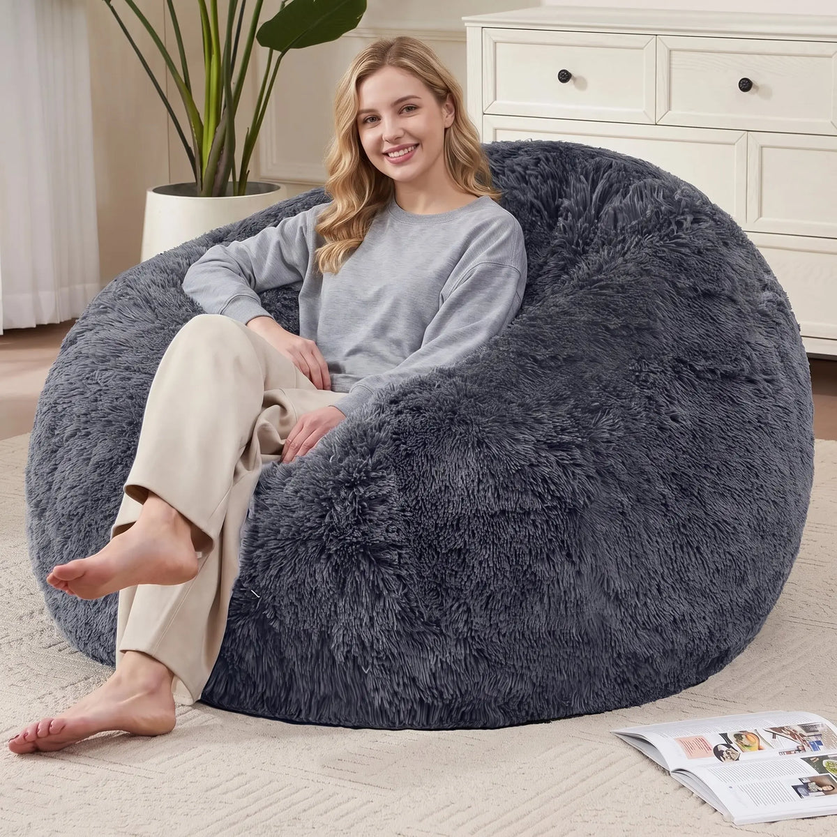 Slumblr® Plush Bean Bag Cover Slumblr