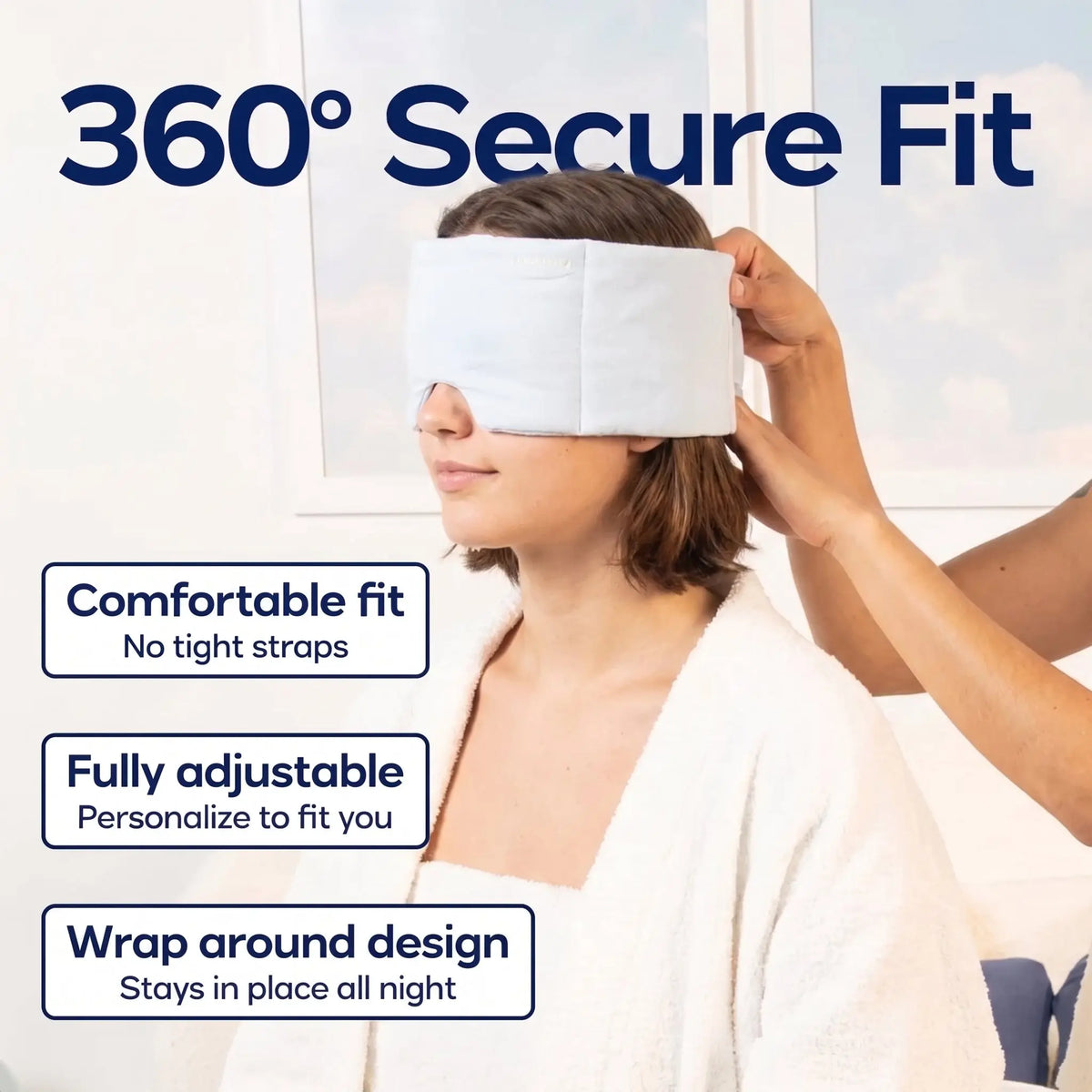 Slumblr® Light Blocking Weighted Sleep Mask Slumblr