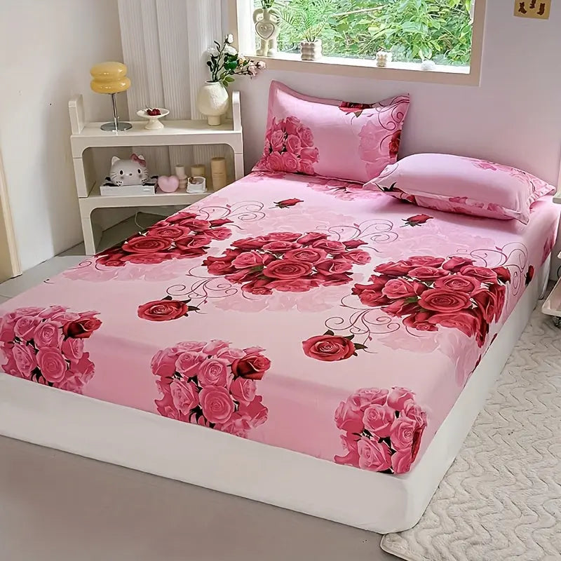 Slumblr® Floral Fitted Sheet Set Slumblr